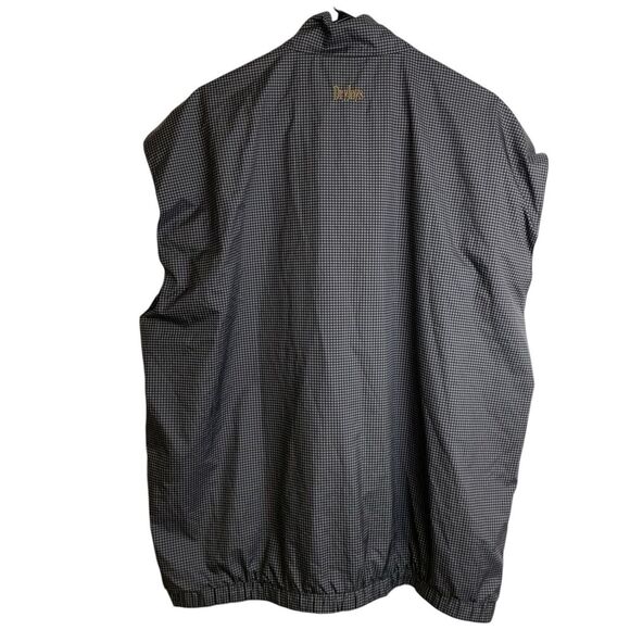 DryJoys by FootJoy Golf Jacket Mens XL Houndstooth Sleeveless Vest Rain Wind - Picture 2 of 8